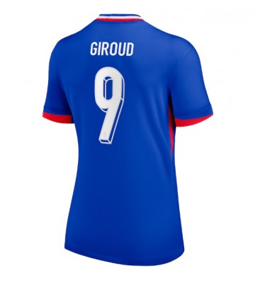 Frankrike Olivier Giroud #9 Hemmatröja Kvinnor EM 2024 Kortärmad